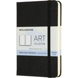 Notebook Moleskine Notes Art Watercolour (9 x 14 cm), 60 pages, black