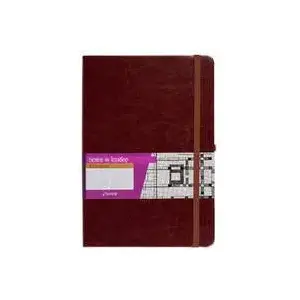 Notebook Antra Notes A4 squared Formalizm brown – A4 squared pages, lined grid