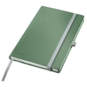 Notebook A5 squared hardcover LEITZ Style — 80 sheets, 100 g/m², green