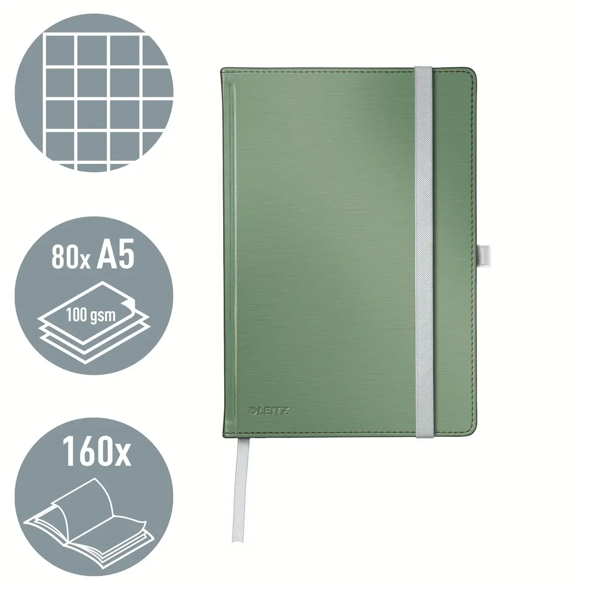 LEITZ Style Notebook A5 squared hardcover Photo 2