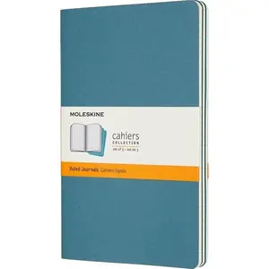 Notebook set Moleskine Cahier Journals — 3 softcover notebooks, ruled pages, pocket-size