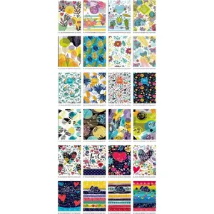 Decorative Notebook Fresh 105×165 mm 80 sheets squared grid model 328215