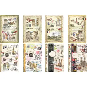 Notebook Fresh A4 80 sheets squared with stiffened cover