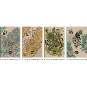 Notepad Fresh decorative notebook 190×285 mm 80 sheets squared