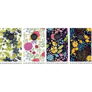 Notebook Fresh decorative 105 x 165 mm, 120 sheets, ruled