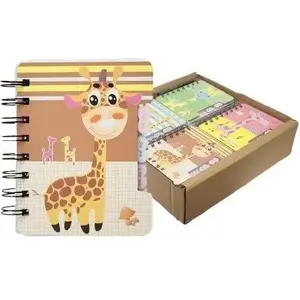 Notebook A6 Merkpol Notes A6 MIX EDUKAMP — small-format ruled/wire-bound school notebook