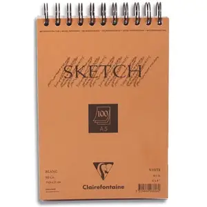 Writing notebook Clairefontaine 96606C — A5, 100 sheets, 90 g/m², orange