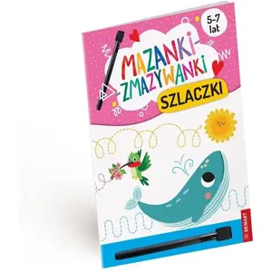 Darblapa Demart Mazanki‑zmazywanki. Kolorowe szlaczki — vingrinājumi, MPN 9788379127221