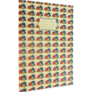Notebook Make Notes Vintage B A5 40 sheets lined yellow