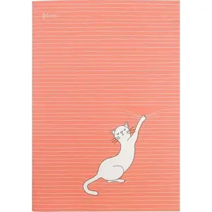 Notebook Santoro Asking Fur Trouble (Bold Orange) — large ruled notebook, Santoro 320081