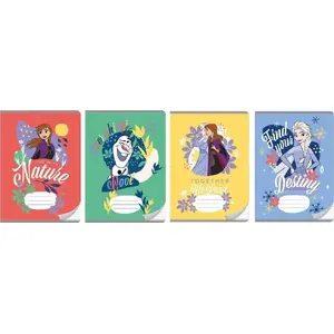 Notebook Beniamin A5 16-page triple-ruled lines, Frozen design, pack of 20