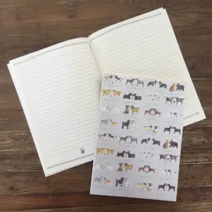 Notebook B5 TEKA Zeszyt 40 pages lined SNL01 — illustrated dog pairs