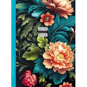 Notebook Fresh 143x200 mm, 64 sheets, squared, decorative cover 'Flora' (model 569377)