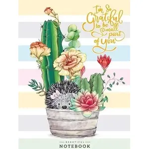 Notepad Fresh decorative notebook 64 pages squared – cactus and hedgehog