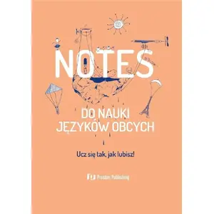 Pierakstu grāmata valodu apguvei, Preston Publishing, persiku krāsas vāks, ISBN 9788367576383