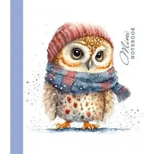 Decorative Notebook Fresh 100×100 mm 48 sheets checked grid Owl design