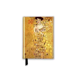 Paper book Flame Tree Publishing Gustav Klimt: Adele Bloch Bauer I — Foiled Pocket Journal, 176 pages, English