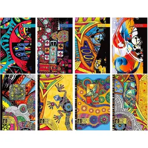Notebook Fresh decorative B6, 80 sheets, squared