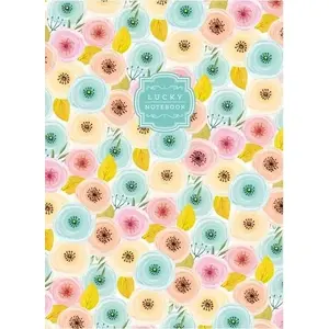 Notepad Fresh 145×197 mm 120 sheets squared decorative cover Tulips