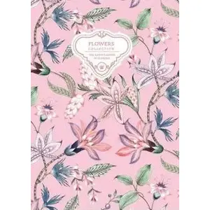 Decorative Notebook Fresh 128×165 mm, 96 sheets, squared, floral cover