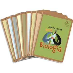 Notebook A5 Elanders Zeszyt 64 pages thematic Be eco! pack of 10