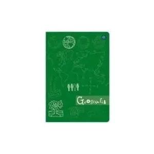 Тетрадь INTERDRUK Zeszyt A5 60 листов в клетку Hybrid Geografia