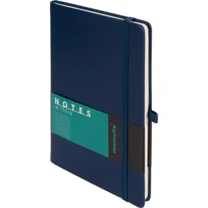 Блокнот Antra Notes Memofix A5, в линейку, синий переплет