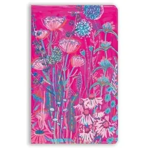 Notebook B6 lined – Flame Tree Publishing, Lucy Innes Willi Pink Garden