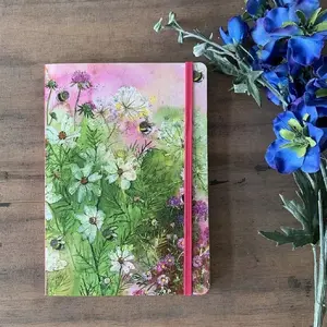Notebook A5 with Elastic Band TEKA LCN32 – A5 Ruled Notebook, Bee Pattern