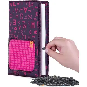 Notebook A5 lined PIXIE Pixie Crew Alphabet purple – A5 lined notebook with alphabet design