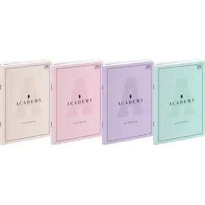 Notebook INTERDRUK A5 60 sheets, 90 g/m² lined paper, Academy Pastel
