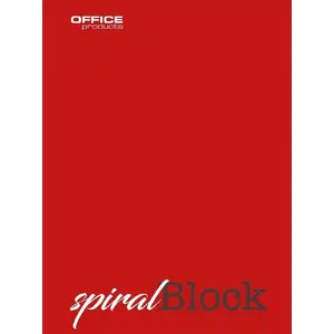 Notebook A4 lined TEKA 80 sheets burgundy pack of 5