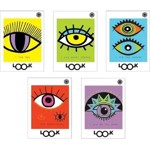 Notebook A5 Ziemia Obiecana Look 80 pages squared, pack of 10
