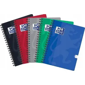 Notebook A5 TEKA Esse 80 sheets squared, set of 5 (A5, 80 pages, squared)