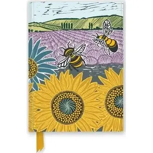 Notebook A5 lined paperblanks — 'Sunflower Field' design by Kate Heiss