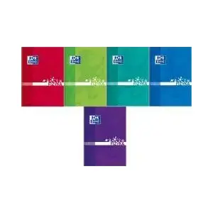 Notebook Oxford A5 80 sheets squared Physics exercise book pack of 5 (MPN 413974)