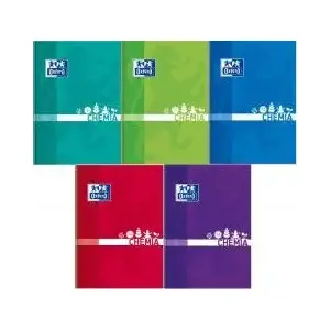 Notebook Oxford A5 80 pages squared grid pack of 5 – Brulion Chemia (413973)