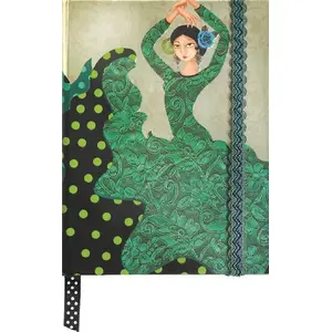Decorative notebook Boncahier 0022-02 FLAMENCO Bulerias — Boncahier 280370, lined pages