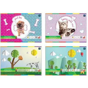 Notebook pad INTERDRUK ZESZYT PAP.KOL.A4 INTER – A4 paper notebook