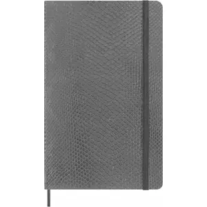 Блокнот Moleskine Pro Boa — черный, искусственная змеина кожа, в линейку, лимитированная серия, в коробке