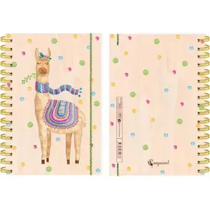 Notebook Cozywood A6 decorative Lama, 50 ruled pages