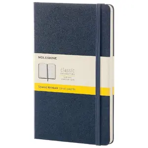 Writing notebook Moleskine 8051272893762 – hardcover ruled pages, pocket, elastic band