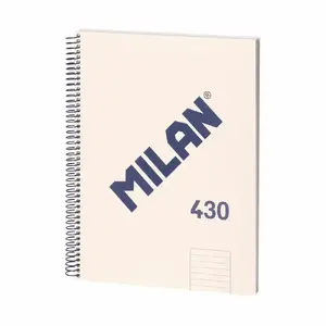 Writing notebook TEKA Milan 57142E80BG A4 80 sheets 95 g/m² lined beige hardcover