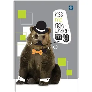 Notebook pad INTERDRUK Brulion A5 96 sheets squared, pack of 5