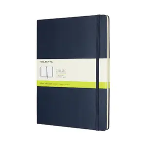 Notebook Moleskine Classic Hardcover, Blue, A5-style, 70 g/m² paper, Matt finish