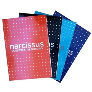 Piegrāmata Narcissus Blok A5/80K Narcissus Kropka — A5 izmērs, 80 lapas, punktu tīklojums