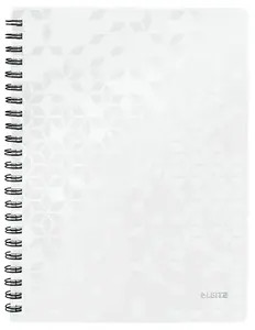 Bloknots A4 rūtiņās ar spirāli LEITZ WOW — 80 lapas, 80 g/m², PP vāks