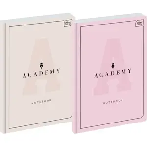 Notebook INTERDRUK Brulion A4 96 pages, 90 g/m² paper, checked (grid), pastel cover