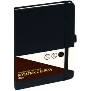 Notebook A5 KW Trade GRAND with elastic band, 80 sheets, grid