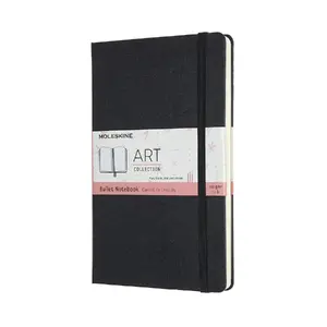 Rakstāmpiezīmju grāmatiņa Moleskine 603357 — Cieta vāka, 150 lapas, 120 g/m², Punkta režģis, Melna
